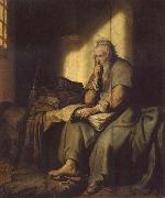 REMBRANDT Harmenszoon van Rijn The Apostle Paul in Prison china oil painting reproduction